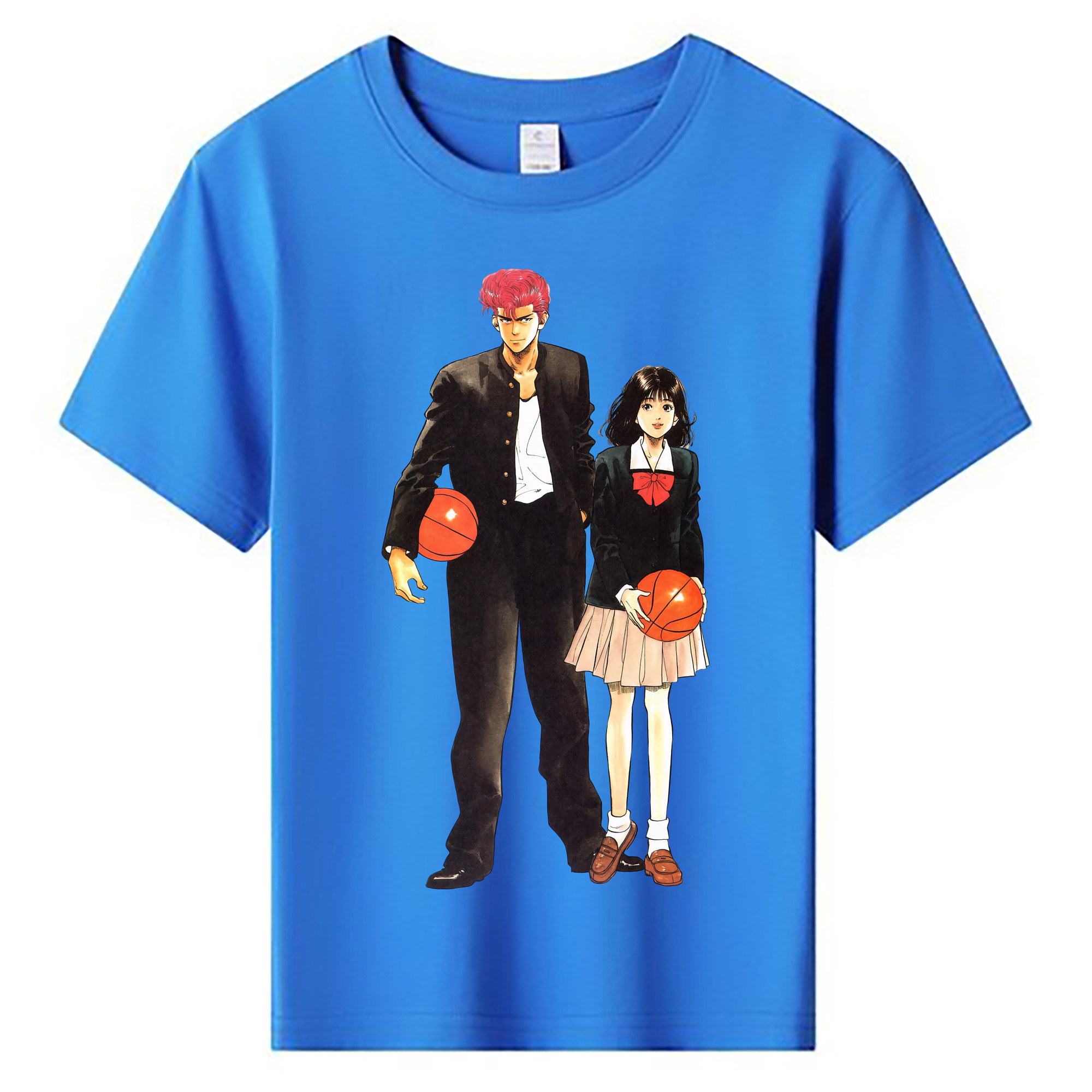 （画像用） SLAM DUNK／スラムダンク 綿100％キッズTシャツ（フロントプリント）